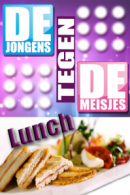 Jongens tegen de meisjes lunchquiz in Valkenburg